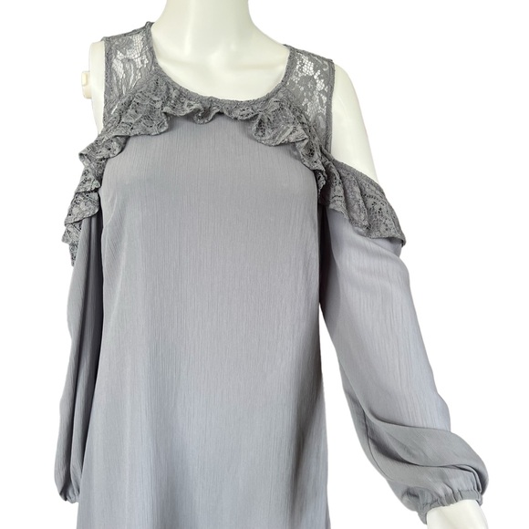 Maurice’s- Women’s Long Sleeve Cold Shoulder Dress Sz SM - Picture 2 of 7